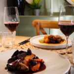 Win a delicious dinner for two with a bottle of house wine